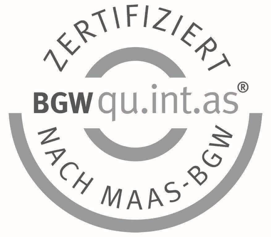 Zertifiziert nach MAAS-BGW