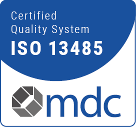 mdc Plakette Certified Quality System ISO 13485